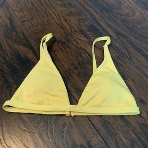 Yellow Bikini Top